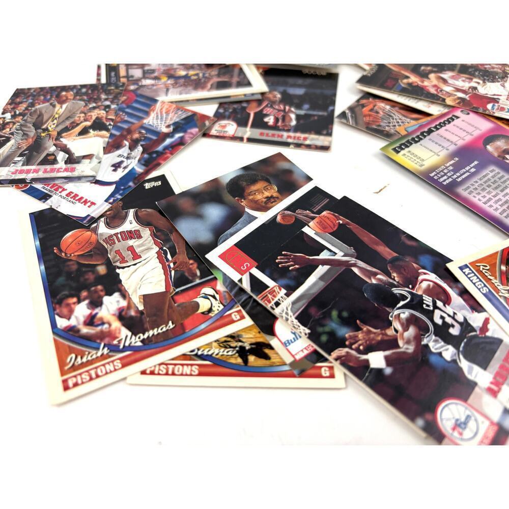 Lot Basketball Trading‎ Cards 1990s Mixed Loose NBA Hoops Sports Topps - Picture 5 of 10